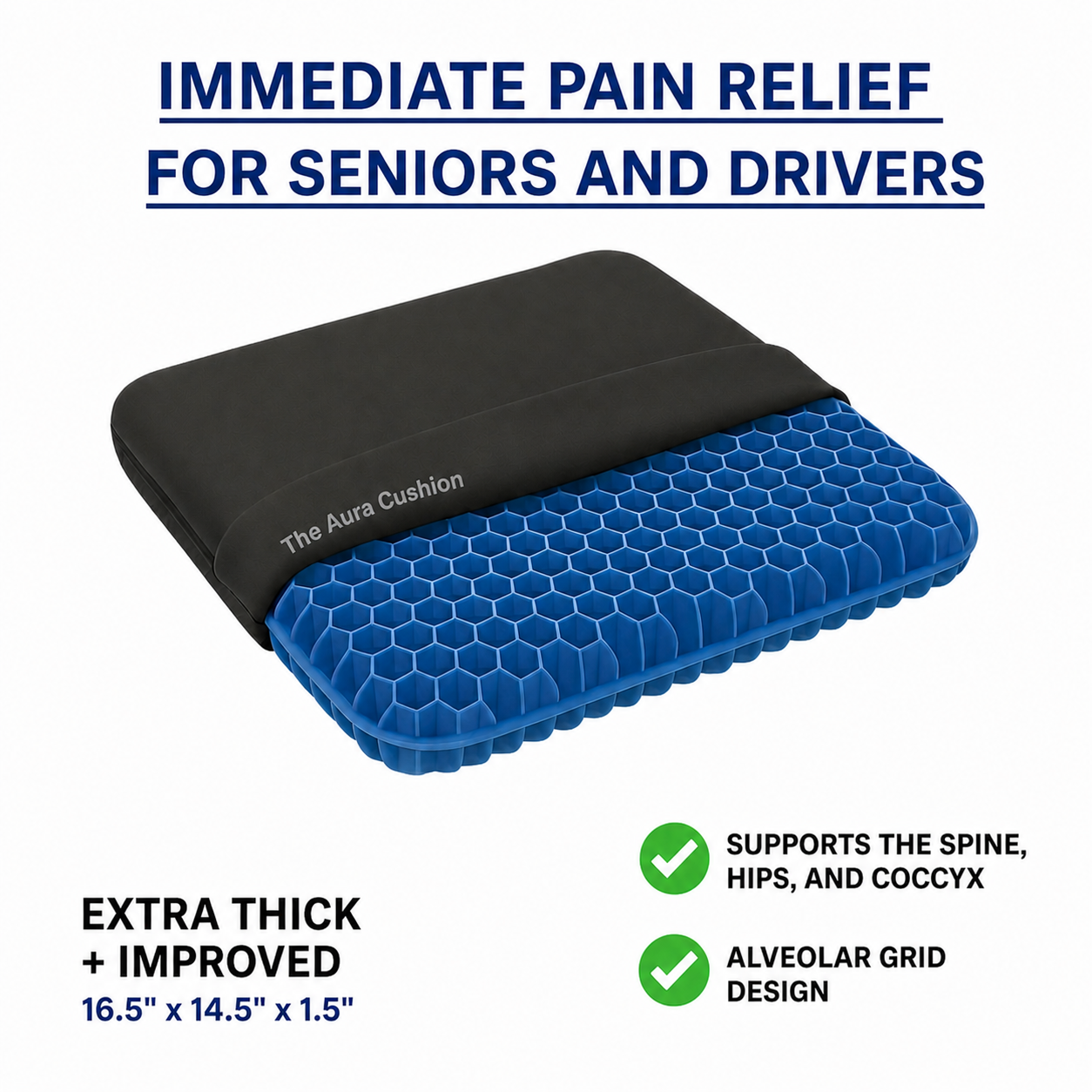 AuraCushion™ - The Zero-Gravity Cushion